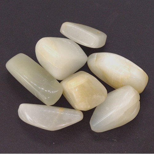 Pietra di Luna burattata big - India - 500gr