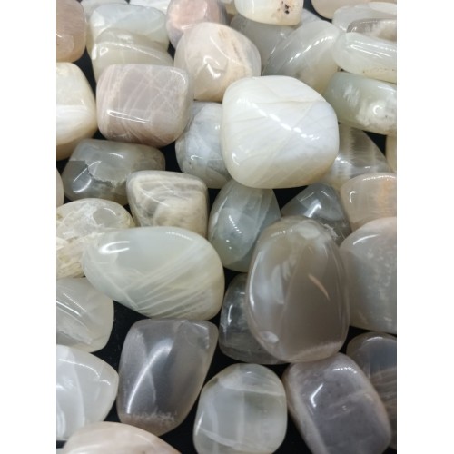 Pietra di Luna burattata - India - 500gr