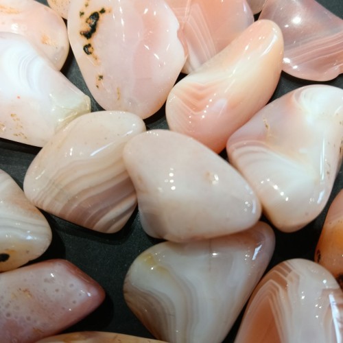 Agata Botswana Apricot burattata - Africa - 500gr