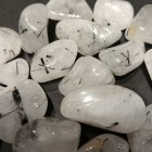 Quarzo Tormalinato Extra burattato - Brasile - 250gr